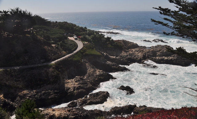 Outside Carmel, headed to Big Sur